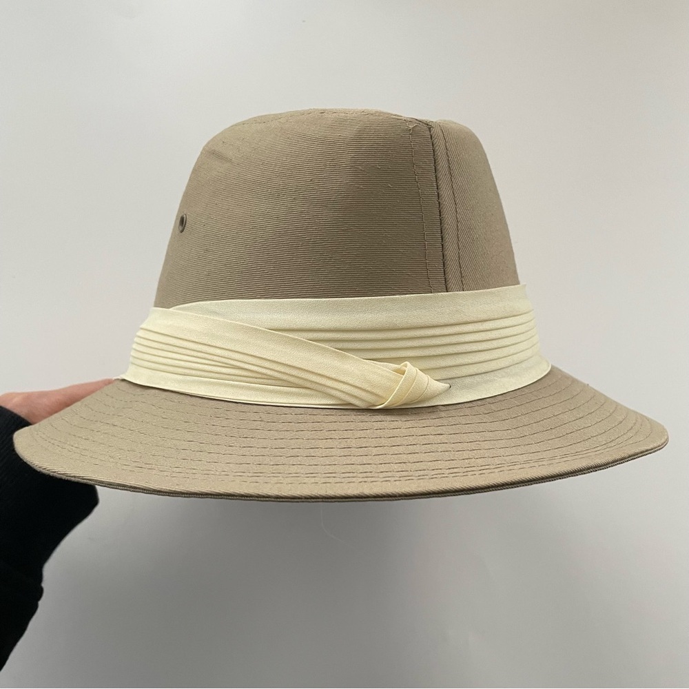 Vintage Lee Fedora Hat Men’s Tan Union Made In USA Size Medium